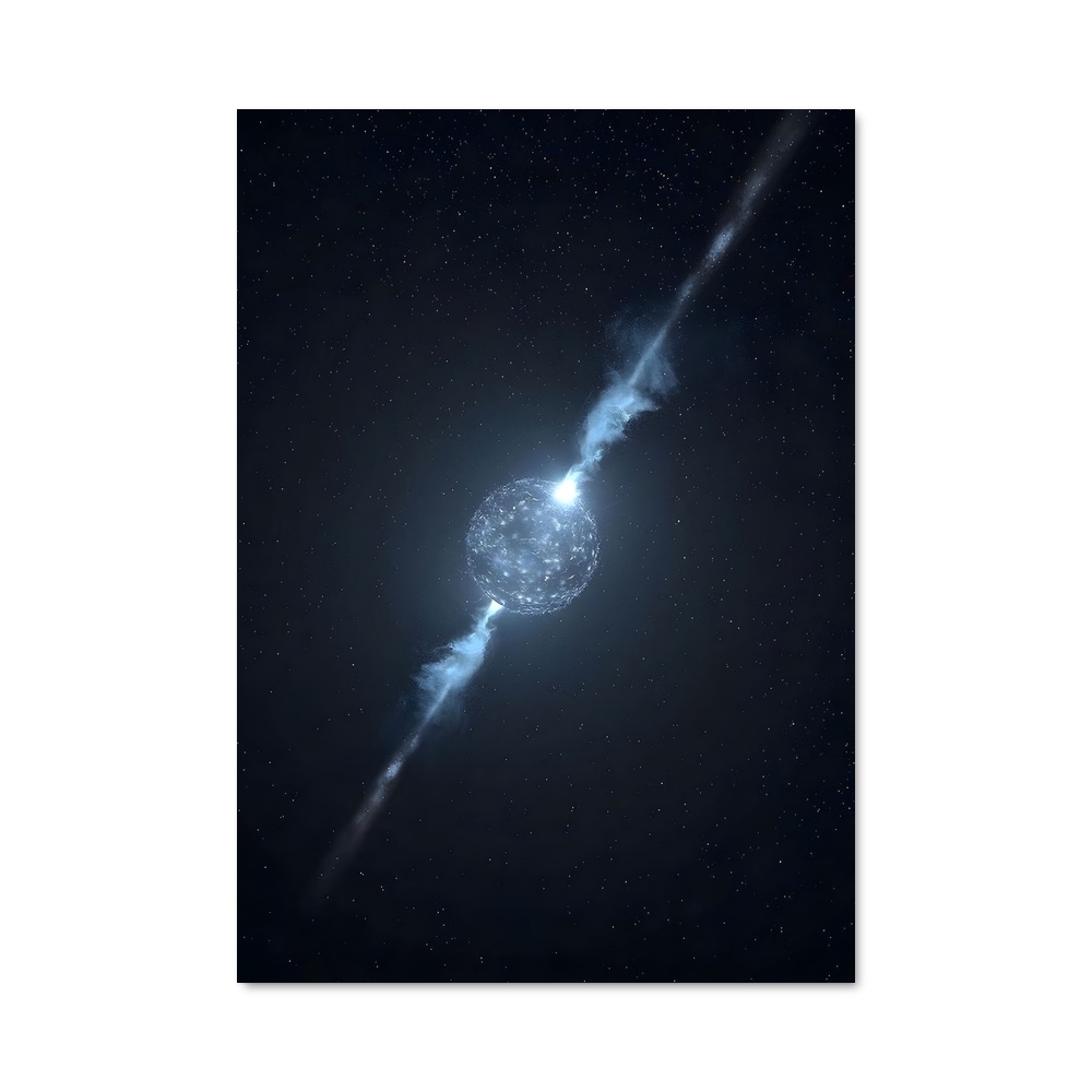 Poster Comète Étoilée